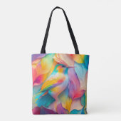 Fantasy-Vögel Seiden-Vogel Tasche (Rückseite)