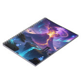 Fantasy Volcano World Photo Notebook Notizblock (Linke Seite)