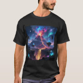 Fantasy Volcano World T-Shirt (Vorderseite)