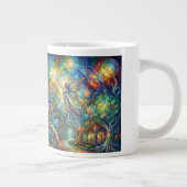 Fantasy-Wald-Kaffeetasse Jumbo-Tasse (Rechts)