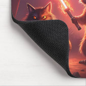 Fantasy-Wald-Tier-Abenteuer-Kunst Mousepad (Ecke)