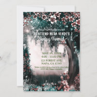 Fantasy-Wald verzauberter Blush-Wald Abschlussball
