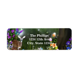 Fantasy-Wald-Waldtiere verzauberte Party