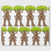 Fantasy Walking Tree Geschenkpapier (Flach)