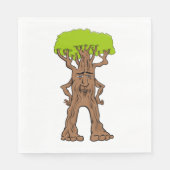 Fantasy Walking Tree Serviette (Vorderseite)