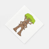 Fantasy Walking Tree Serviette (Ecke)