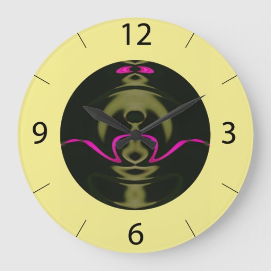 Fantasy Wall Clock Große Wanduhr (Vorderseite)