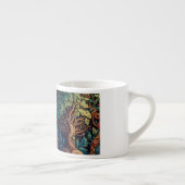 Fantasy Wallpaper Pattern Espresso Tasse (Rechts)
