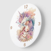 Fantasy-Wanduhr Große Wanduhr (Winkel)