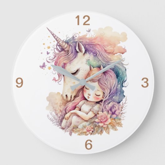 Fantasy-Wanduhr Große Wanduhr (Vorderseite)