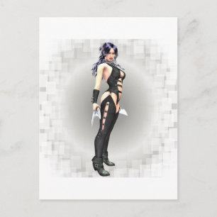 Fantasy Warrior 02 Postkarte