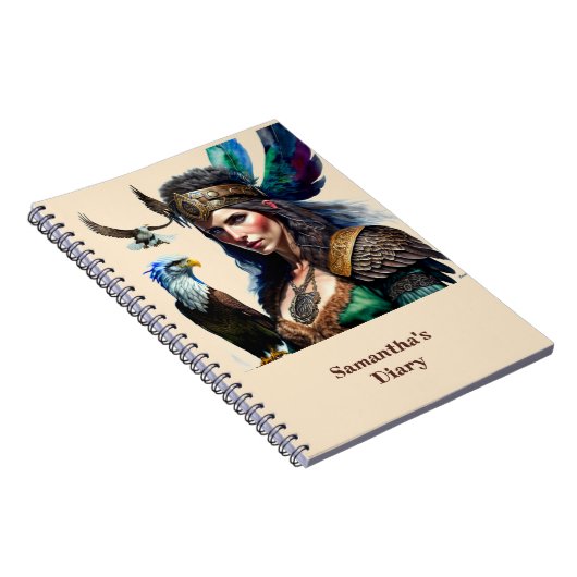 Fantasy Warrior Princess Notizblock (Rechte Seite)