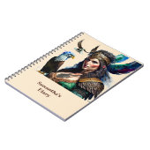 Fantasy Warrior Princess Notizblock (Linke Seite)