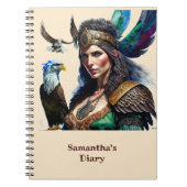 Fantasy Warrior Princess Notizblock (Vorderseite)
