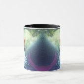 Fantasy-Wasserfall-Landschaftskunst-Kaffeetasse Tasse (Zentrum)