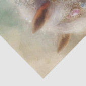 Fantasy Watercolor Horse With Flowers Decoupage Seidenpapier (Ausschnitt)