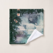 Fantasy Waterfall Cascade Badhandtuch Set (Waschlappen)