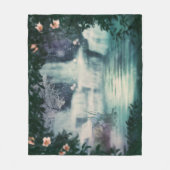 Fantasy Waterfall Cascade Fleecedecke (Vorderseite)