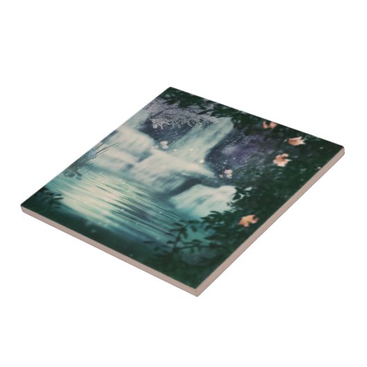 Fantasy Waterfall Cascade Fliese (Seite)