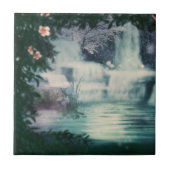 Fantasy Waterfall Cascade Fliese (Vorderseite)