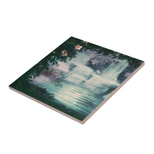 Fantasy Waterfall Cascade Fliese (Seite)
