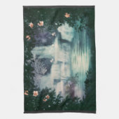 Fantasy Waterfall Cascade Geschirrtuch (Vertikal)