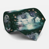 Fantasy Waterfall Cascade Krawatte (Gerollt)