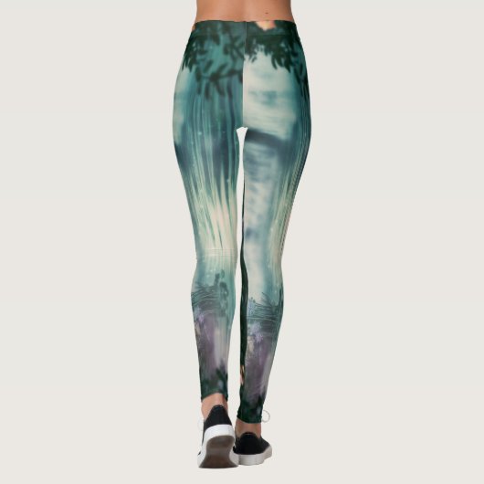 Fantasy Waterfall Cascade Leggings (Rückseite)