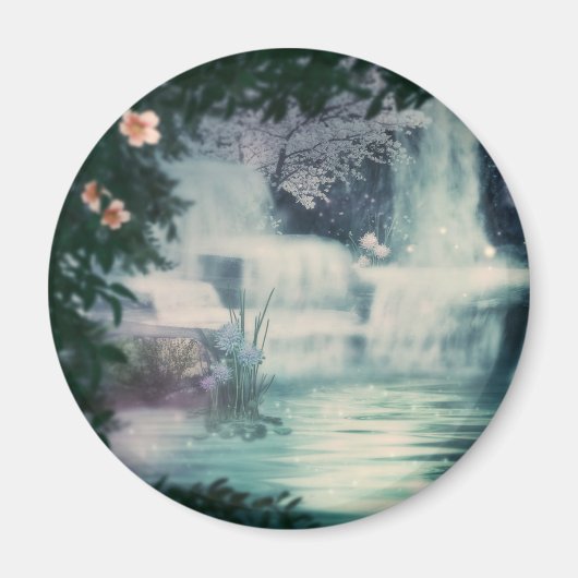 Fantasy Waterfall Cascade Magnet (Vorne)