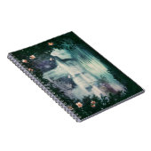 Fantasy Waterfall Cascade Notizblock (Rechte Seite)