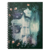 Fantasy Waterfall Cascade Notizblock (Vorderseite)