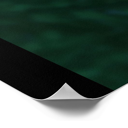 Fantasy Waterfall Cascade Poster (Ecke)