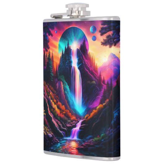Fantasy Waterfall Flachmann (Links)