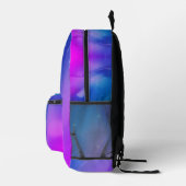 Fantasy Wave Bedruckter Rucksack (Rechts)