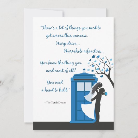 Fantasy Wedding Einladung (Vorderseite)