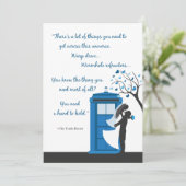 Fantasy Wedding Einladung (Stehend Vorderseite)