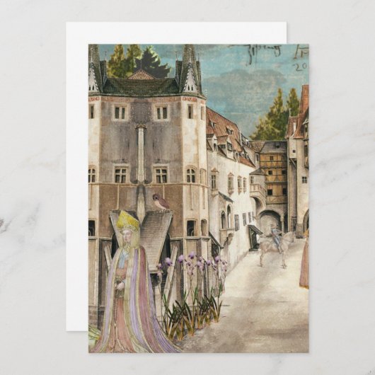 Fantasy Wedding Einladung (Vorne/Hinten)