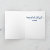 Fantasy Weihnachtskarte Dankeskarte (Innenseite)