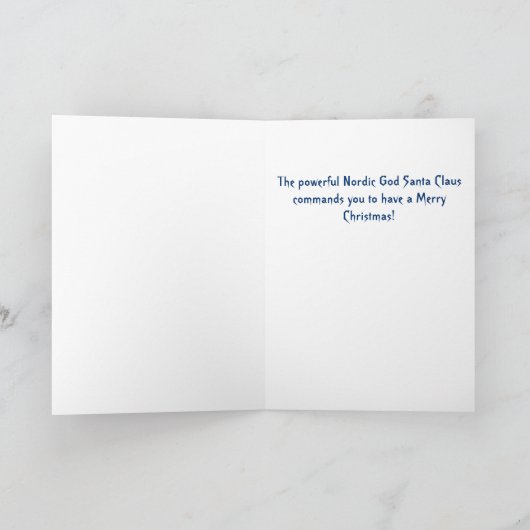 Fantasy Weihnachtskarte Dankeskarte (Innenseite)