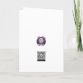 Fantasy Weihnachtskarte Dankeskarte (Rückseite)