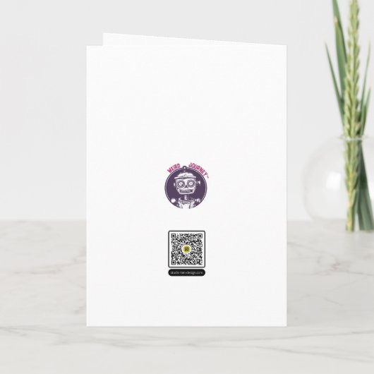 Fantasy Weihnachtskarte Dankeskarte (Rückseite)