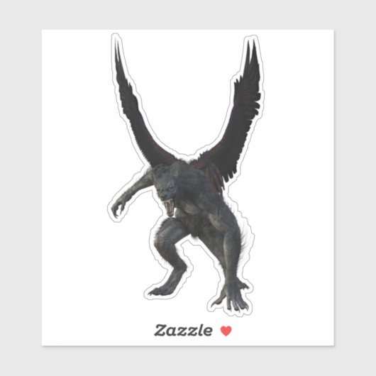 Fantasy Werewolf Aufkleber (Blatt)