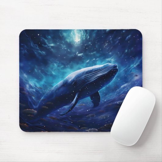 Fantasy Whale Mousepad (Mit Mouse)