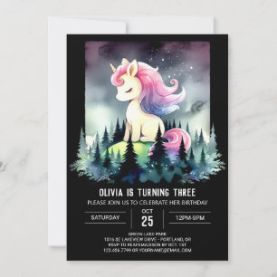 Fantasy Whimsical Horse Geburtstag Einladung