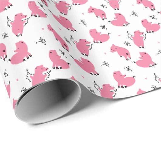 Fantasy: Whimsical Seamless Design. Geschenkpapier (Rolleneckpunkt)