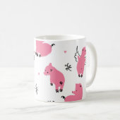 Fantasy: Whimsical Seamless Design. Kaffeetasse (VorderseiteRechts)