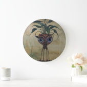 Fantasy Whimsical Surrealismus Wall Clock Große Wanduhr (Zuhause)