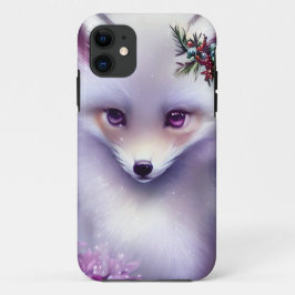 Fantasy White Baby Fox mit Lavendel Eyes Case-Mate iPhone Hülle