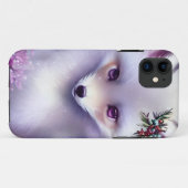 Fantasy White Baby Fox mit Lavendel Eyes Case-Mate iPhone Hülle (Rückseite (Horizontal))