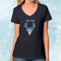 Fantasy white Headz mit Antlers Blue Rose